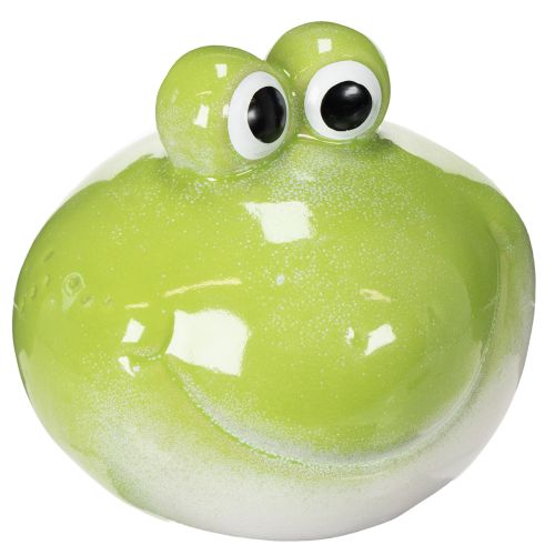 Floristik24 Frog decorative figure, cute ceramic figurine for living room table decoration, 18cm