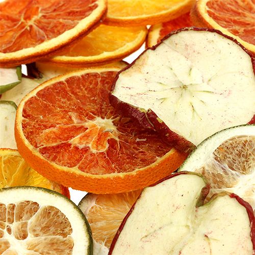 Product Dried Fruit Assortment Apple Lime & Orange Slices 500g