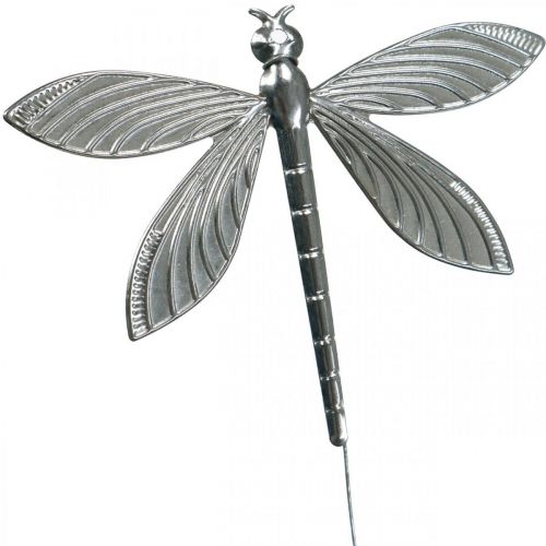 Floristik24 Spring decoration, dragonfly decorative plug, wedding decoration, summer, metal dragonfly 12pcs
