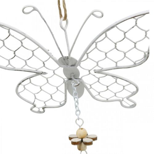Floristik24 Spring decoration, metal butterflies, Easter, decoration pendant butterfly 2pcs