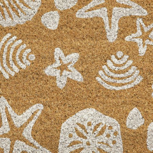 Product Doormat Shells Starfish Doormat Coconut 58×38cm