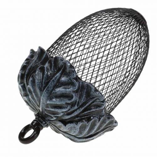Floristik24 Feeding place acorn for hanging metal Ø13cm H20.5cm