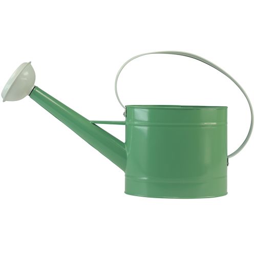Floristik24 Decorative watering can light green metal planter 52.5×15×30cm
