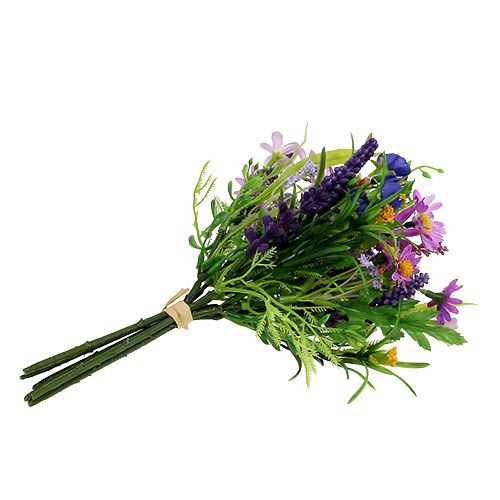 Floristik24 Daisy Bouquet Pink with Lavender 24cm