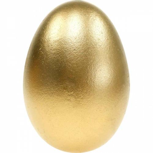 Product Goose Eggs Golden Blown Eggs Easter Decoration 10 pcs