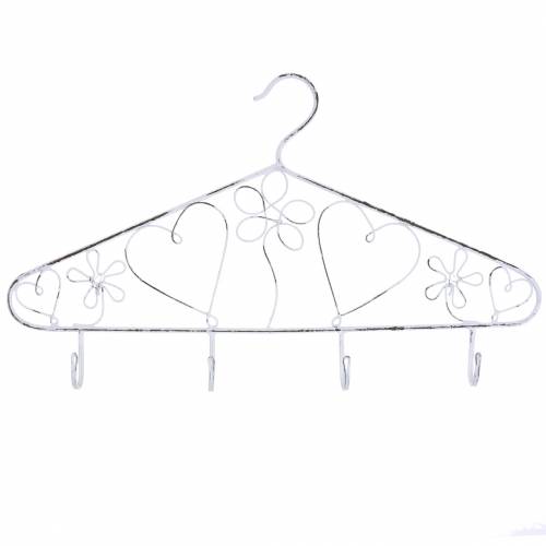 Floristik24 Decorative hook rack clothes hanger with vintage hooks 40x23cm