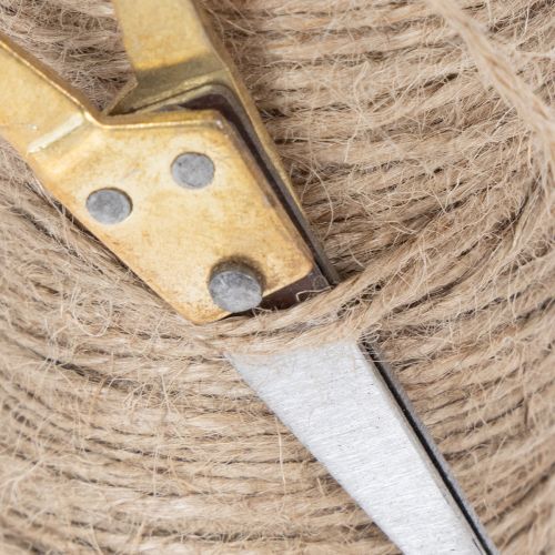 Product Yarn spool with decorative scissors Ø6.5cm H15cm 2pcs Vintage style