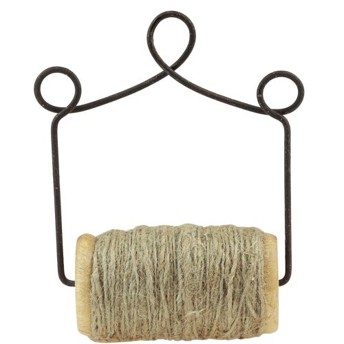 Product Thread spool vintage decoration for hanging metal 11×17cm