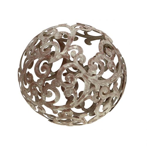 Floristik24 Garden deco, metal ball rust Ø14cm