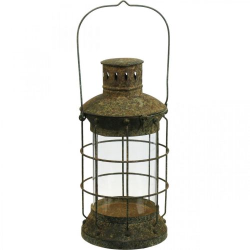 Floristik24 Garden decoration grate, garden lantern, metal lantern Ø17cm H33cm