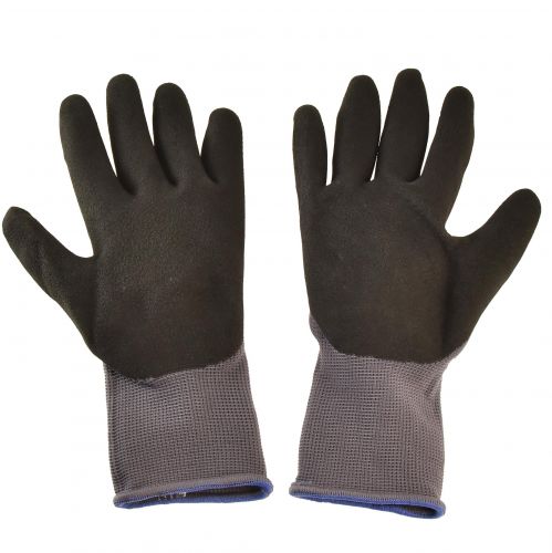 Product Gardening Gloves Size 8 EN 2121X Grey Black Blue Nylon
