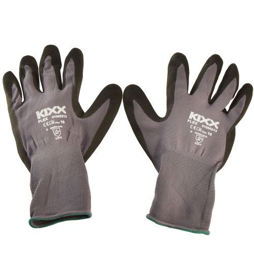 Gardening Gloves Size 10 Grey Black Green EN 2121X