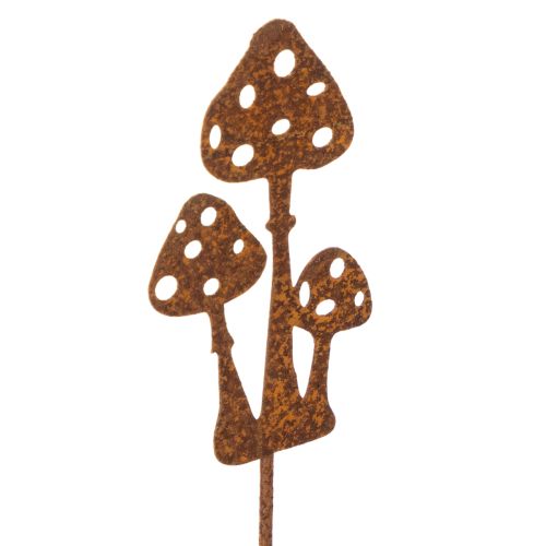 Garden stake, rusted metal, fly agaric decorative stake, 10cm, 6 pieces buy online | Floristik24.co.uk
