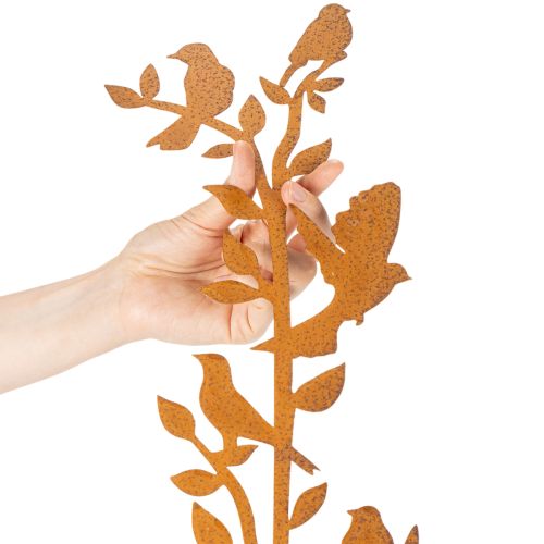 Metal Garden Stake with Bird Motif, 100cm | Floristik24.co.uk
