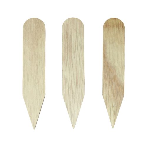 Floristik24 Garden stakes wooden bed stakes for herbs &amp; Co 10cm 12pcs