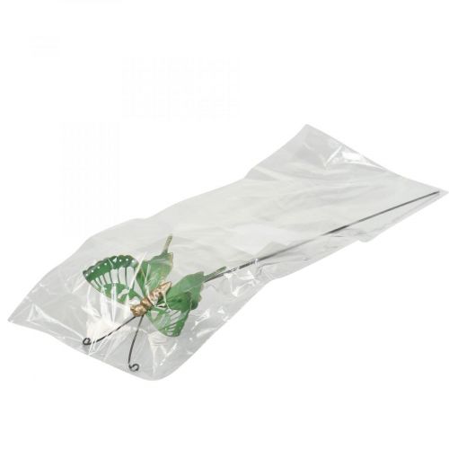 Floristik24 Garden Stake Metal Butterfly Green Gold 12x10/46cm