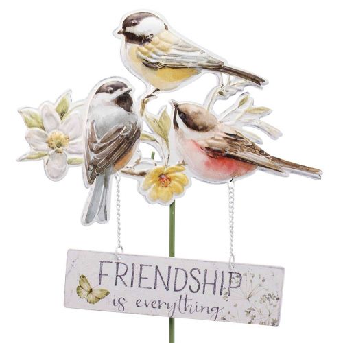 Garden stakes metal birds, flower stakes for the garden 84cm