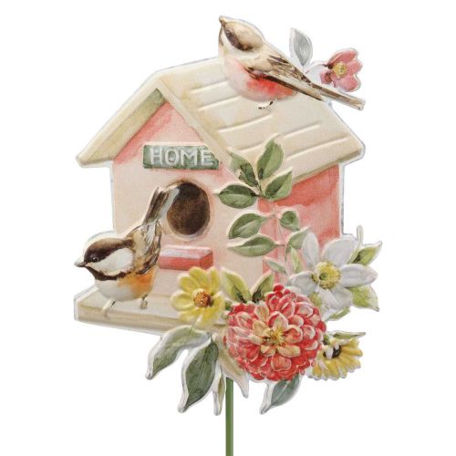Floristik24 Garden stakes metal birds, plant stakes birdhouse decoration 76.5cm