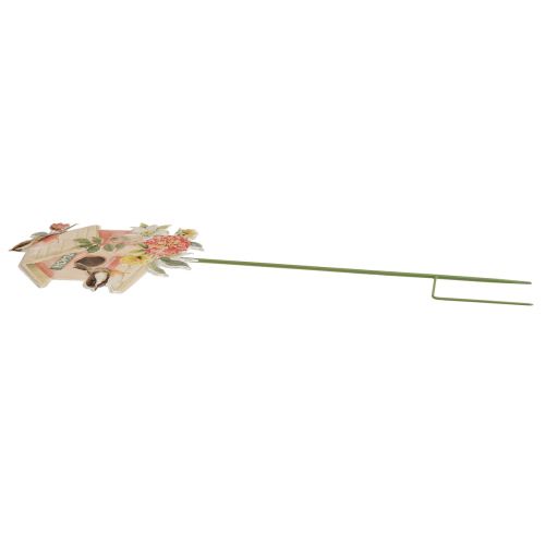 Floristik24 Garden stakes metal birds, plant stakes birdhouse decoration 76.5cm