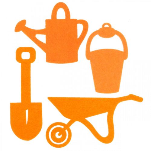 Product Garden tool felt orange 24 pcs