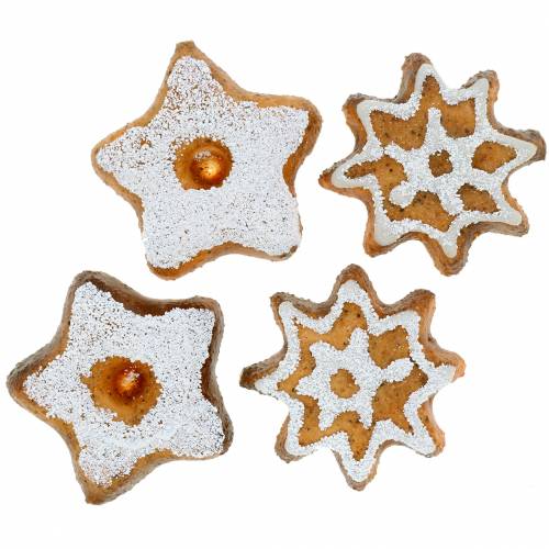 Floristik24 Scatter decoration biscuits star 24pcs