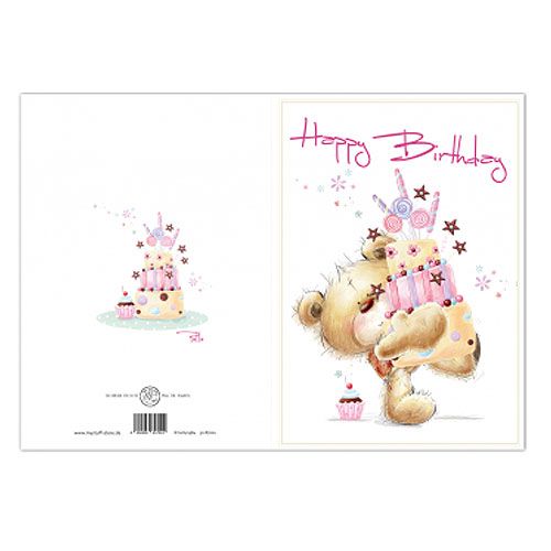 Floristik24 Birthday card &quot;Happy Birthday&quot; 5pcs