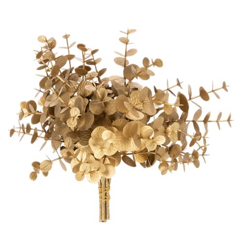 Artificial Eucalyptus Gold Decorative Spray for Table Decoration 24cm buy online | Floristik24.co.uk