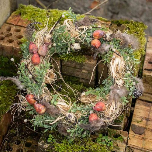 Vegetable deco mini turnips artificial Ø2.5cm H3.5cm 24p