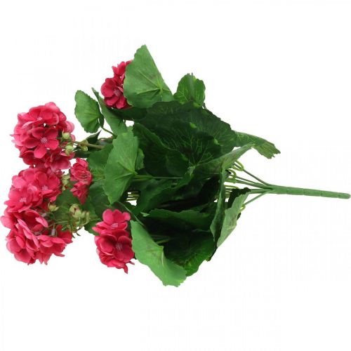 Product Geranium artificial flower pink artificial balcony flower 7 flowers H38cm