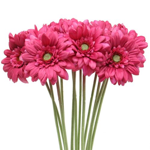 Floristik24 Gerbera Pink 48cm 12pcs