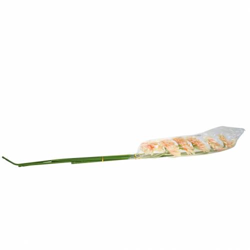 Floristik24 Gerbera artificial Peach 62cm 6pcs