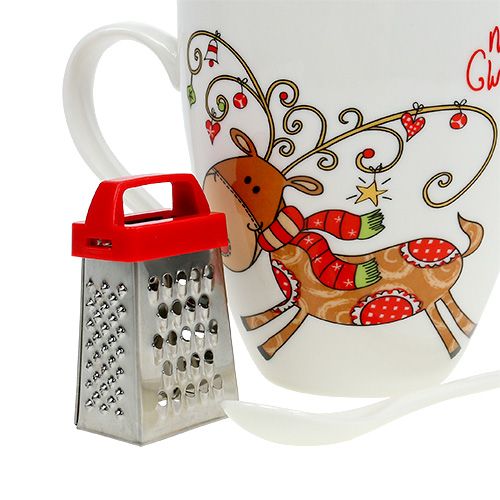 Product Gift cup with reindeer 1p
