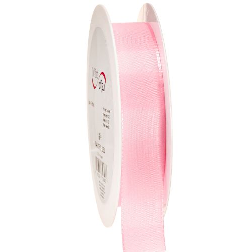 Product Gift and decoration ribbon 25mm x 50m light pink