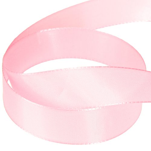 Product Gift and decoration ribbon 25mm x 50m light pink