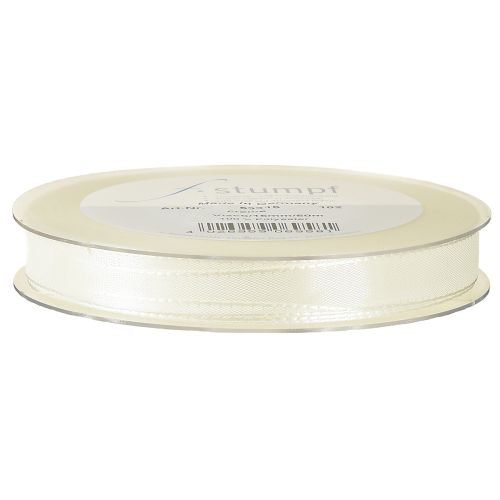 Product Gift and decoration ribbon taffeta ribbon cream 15mm 50m