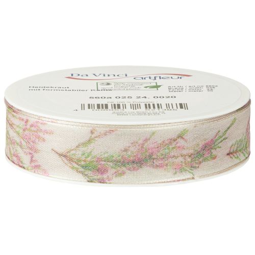 Product Gift ribbon ribbon autumn heather fabric ribbon 25mm 20m