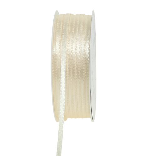 Floristik24 Gift ribbon cream 3mm x 50m