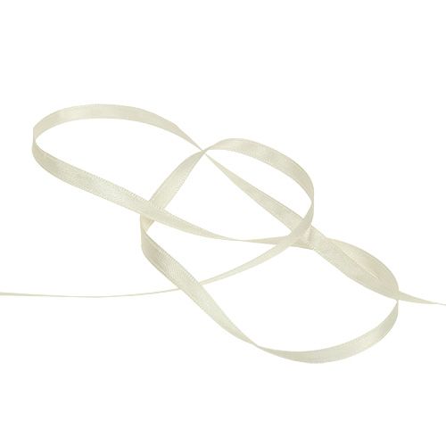 Product Gift ribbon cream decorative ribbon taffeta 6mm x 50m