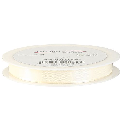 Product Gift ribbon decorative ribbon taffeta ribbon cream 15mm 50m