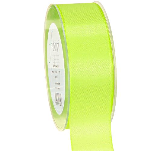 Gift ribbon decorative ribbon selvedge lime green 40mm 50m