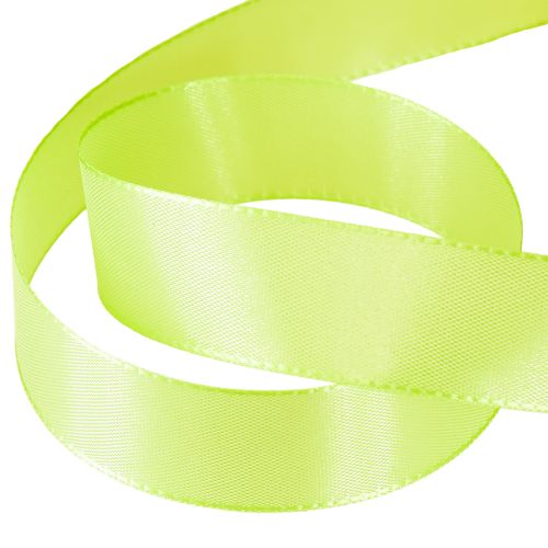 Product Gift ribbon green ribbon lime green 25mm 50m