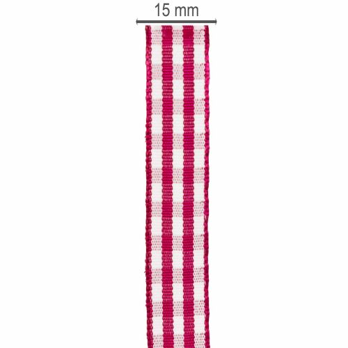 Viscose and Polyester Checked