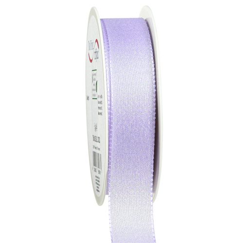 Floristik24 Gift Ribbon Purple Glitter Decorative Ribbon Lilac 25mm 20m