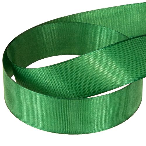 Product Gift ribbon taffeta decorative ribbon dark green 25mm × 50m