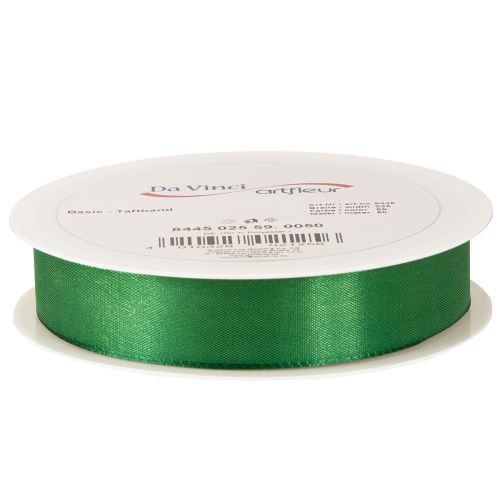 Product Gift ribbon taffeta decorative ribbon dark green 25mm × 50m