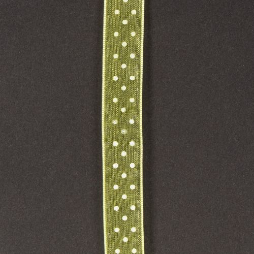 Product Ribbon with dotted pattern for decorative gift wrapping, 1.5cm wide, 20m long