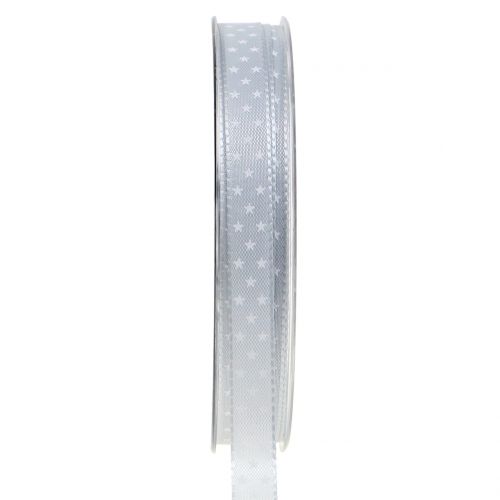 Floristik24 Gift ribbon gray 10mm 25m