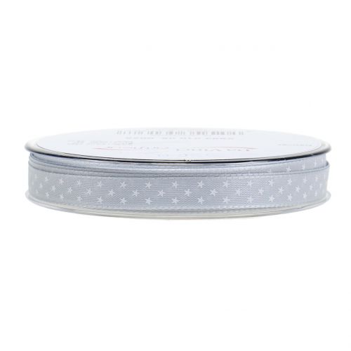Floristik24 Gift ribbon gray 10mm 25m