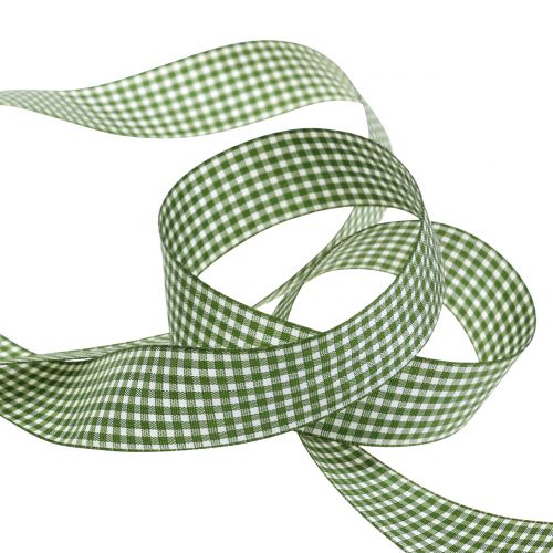 Floristik24 Gift ribbon diam green 8mm - 25mm 20m