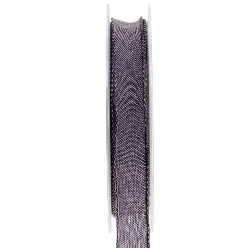 Floristik24 Gift ribbon for decoration Purple 15mm 20m